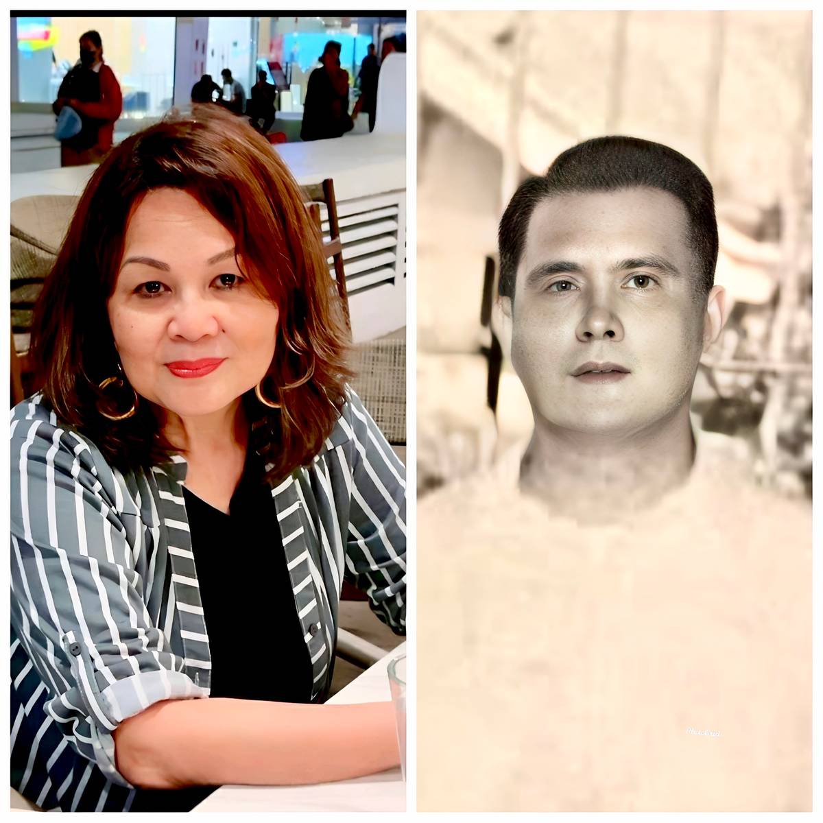 Rellie Luciano Liwag and Judge Augusto Luciano.